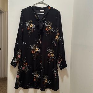Loft outlet floral skater dress